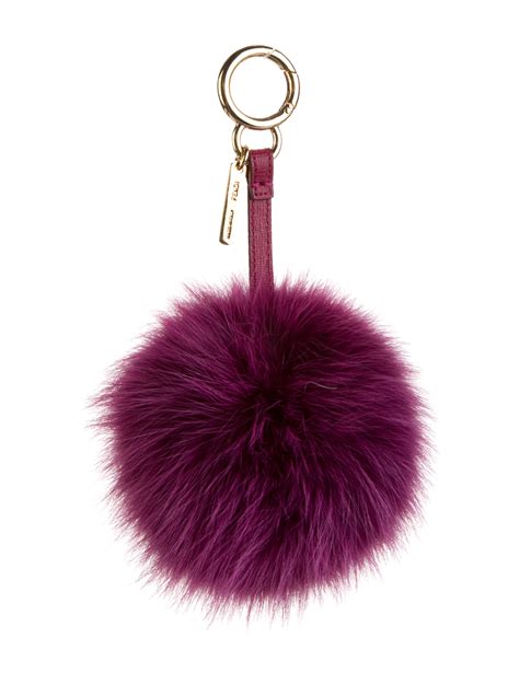 fendi fur keychain replica